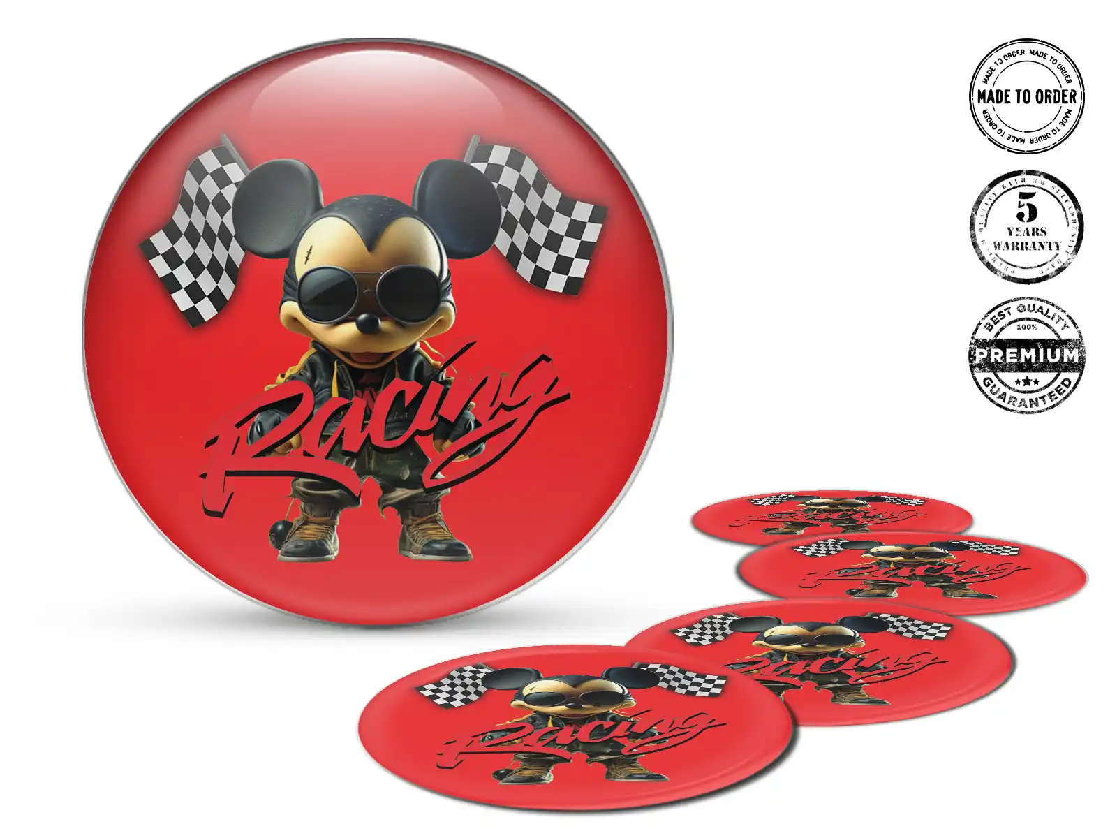 Epoxy dome stickers Tunning Style Luxury Labels for Cars
